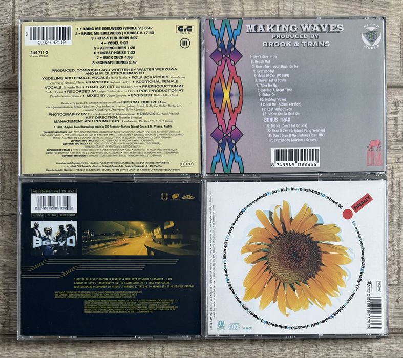 Pachet 35 Cd Eurodance/Rap/Hip Hop  - Nina/Sonic Surfers/Rednex:Afrika Bambaataa/Edelweiss/Unique II/Baby  D/ Black Attack/Flip da Scrip/Kool G Rap