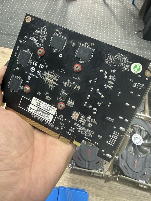VIDEOKARTA GTX 1650 4GB va RX 550 4GB ideal