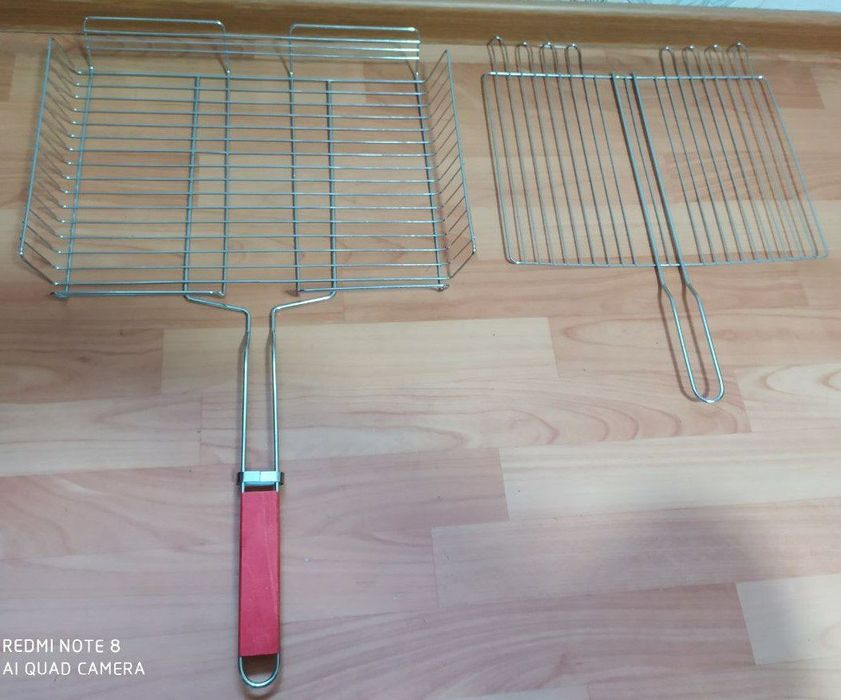 Доставка. Широкая сетка для гриля, мангала, барбекю, решетка