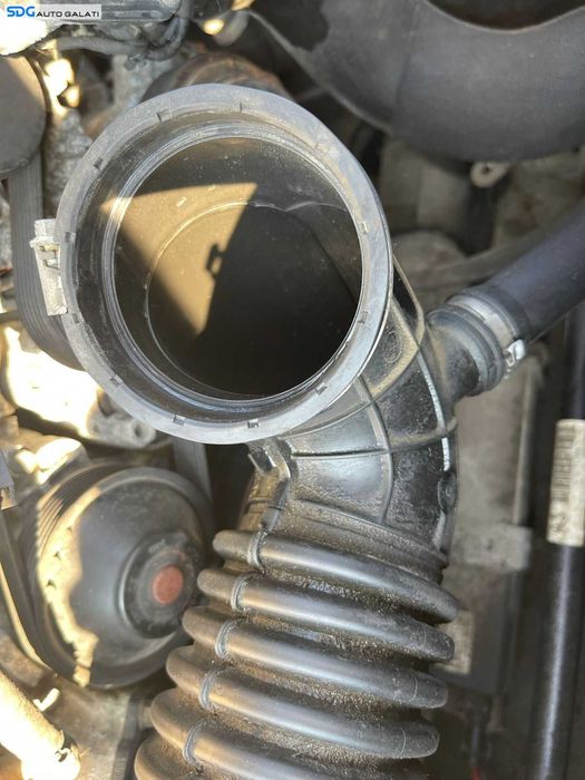 Furtun Conducta Tub Tubulatura Presiune Aer Turbo Turbina Turbosuflanta Intercooler BMW X1 E84 318 320 2.0 D N47 2009 - 2015 Cod 58650910 [C7528] [Depozit]