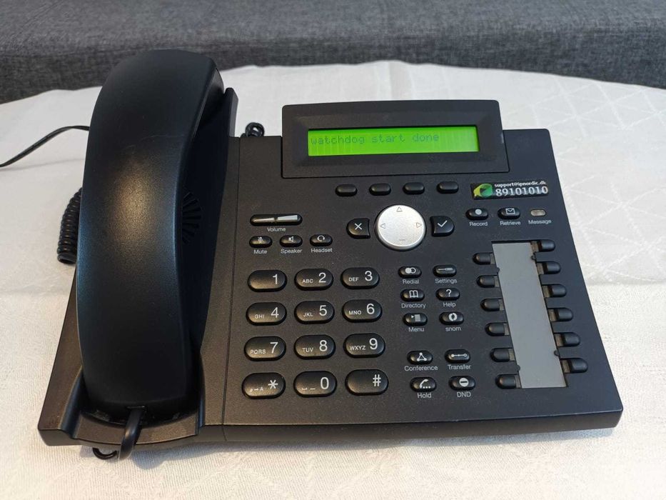 Telefon fix Snom 320 VOIP SNO-320-BK