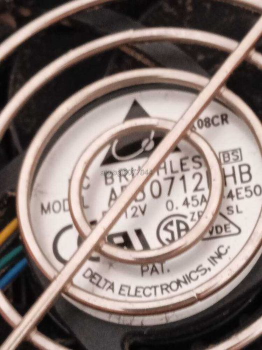 Вентилатор 12 V, 0,45A (без адаптър)