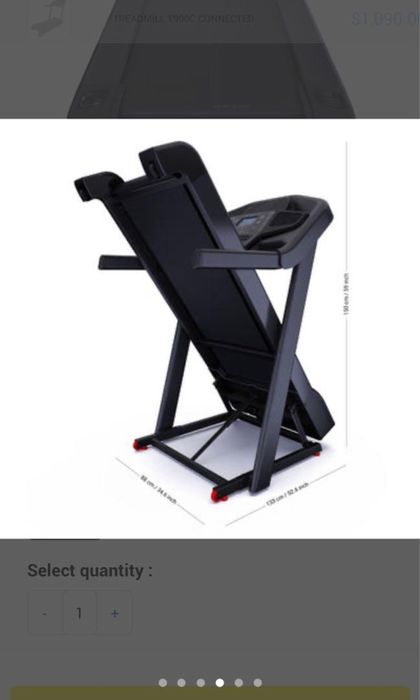 Bandă alergat T900C Domyos Decathlon cu factura Schimb cu scaun masaj