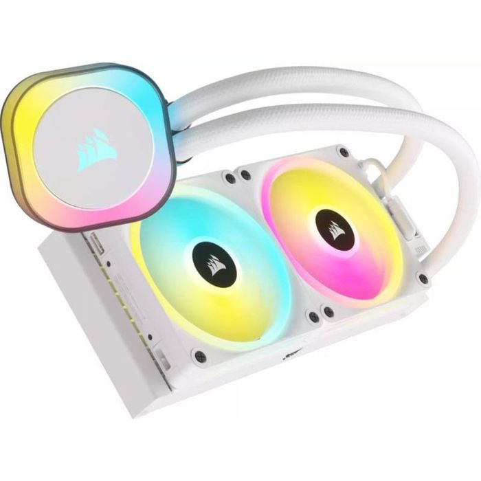 Cooler procesor Racire cu apa, CORSAIR, iCUE LINK H100i LCD AIO, 240mm, pentru CPU,sigilat