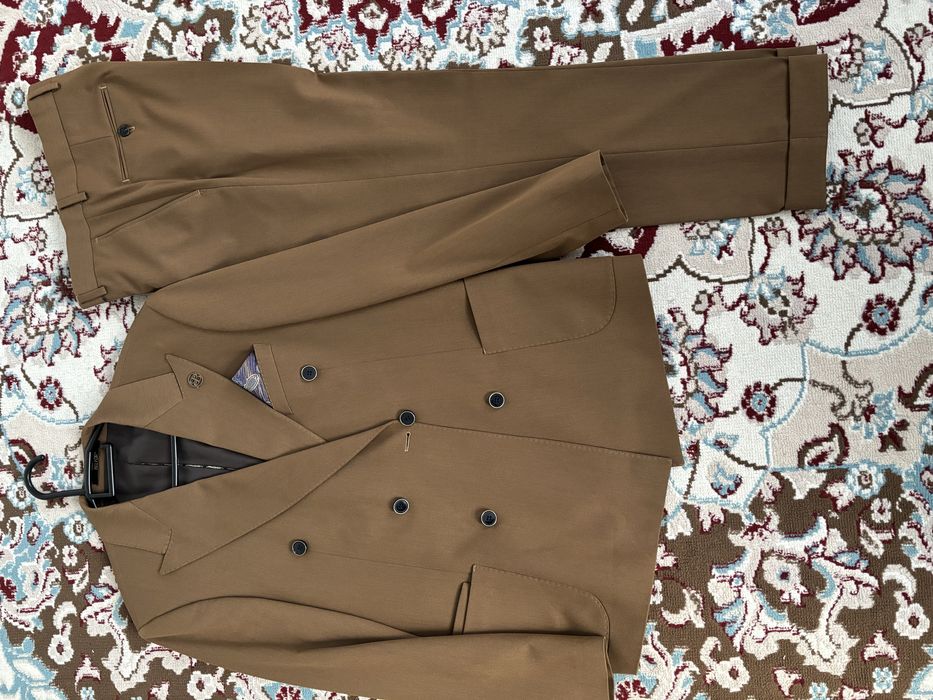 Костюм шалбар коричневый