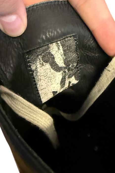 Rick Owens Ramones hi-top adidasi din piele - 42
