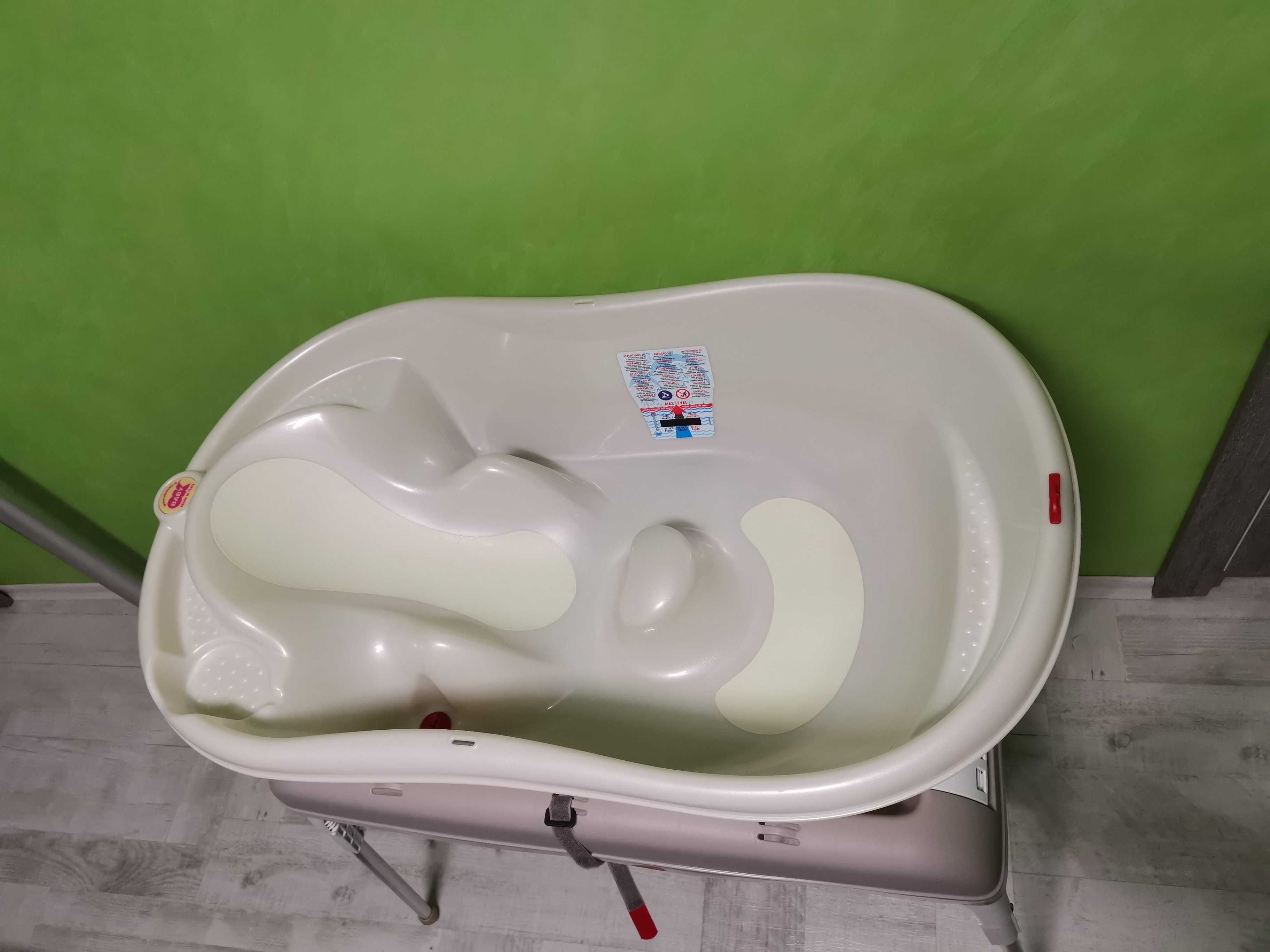 OK Baby Анатомична бебешка вана + стойка(повивалник) гр. Панагюрище ...