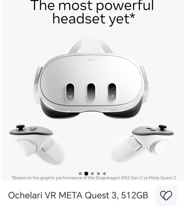 Meta quest 3 , 512 gb