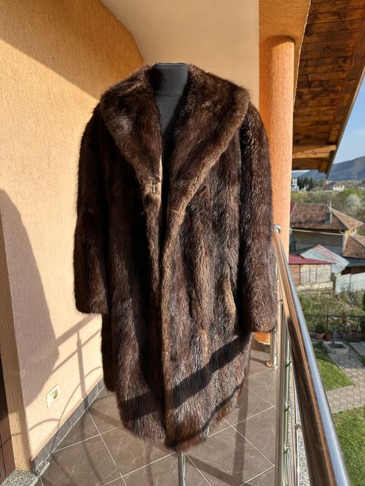 Blana naturala nutrie, marime L-XL