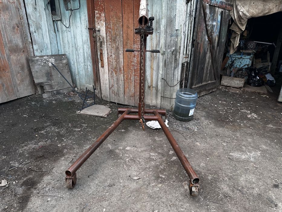 кран для снятия двигателя, гусь