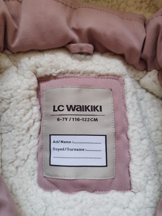 Топла детска парка за момиче 116-122