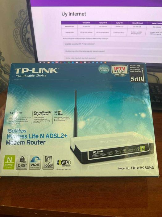 TD-W8950ND в рабочем состоянии