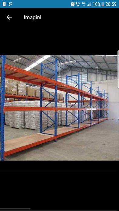 Vand rafturi de depozitare paleti si incarcarea manuala