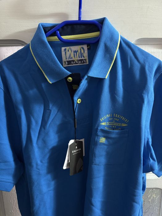 Tricou Ragman Albastru Polo