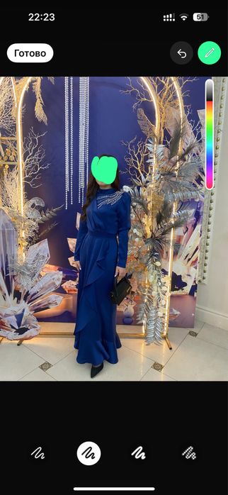 Вечерное нарядное платье