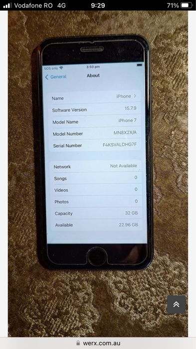 Iphone 7 black 32 gb