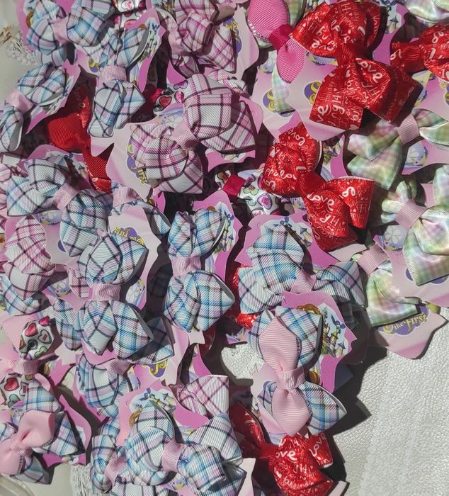 Бантики  резинке для волос