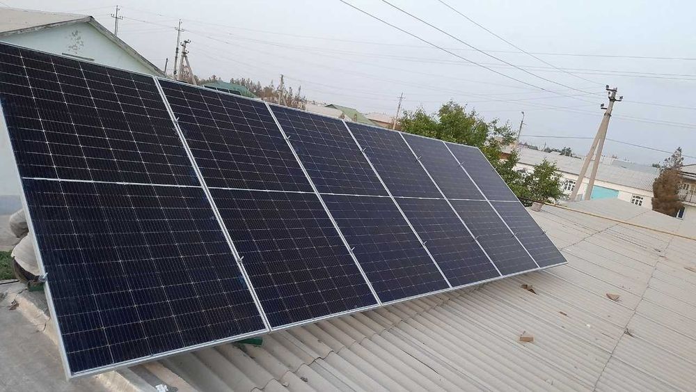 Солнечные панели / Қуёш панеллари / Quyosh panellari / Панелҳои офтобӣ