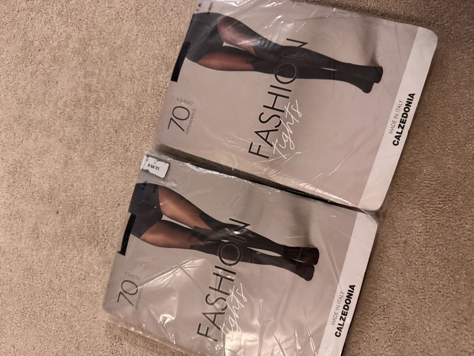 Lot 2 perechi dresuri negre marime XL Calzedonia