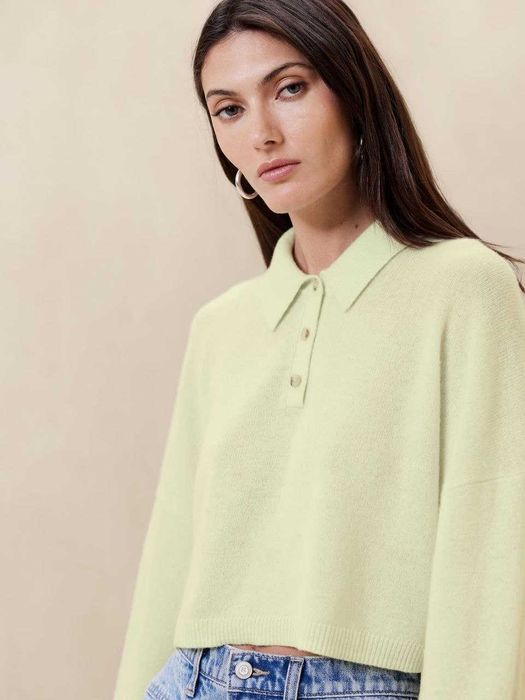 Кашемировый свитер поло