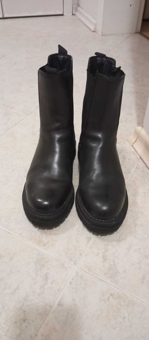 Боти,естествена кожа,ортопедична стелка,37 номер