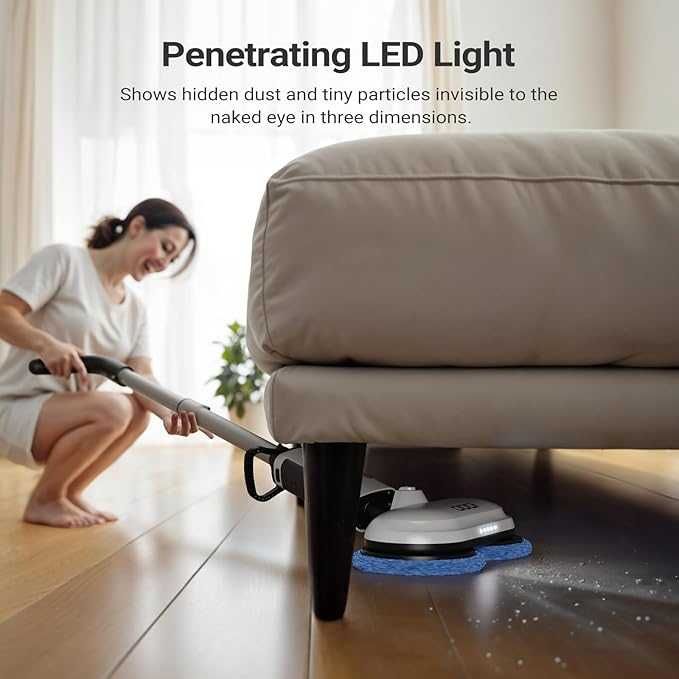Mop electric iDOO, mop electric pentru podea cu funcție de pulverizare