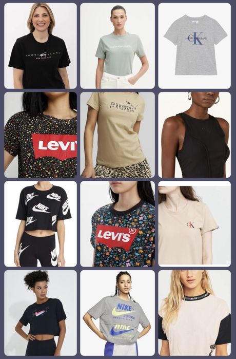 Guess, Calvin, Tommy, Pinko, Nike оригинални тениски по 10€