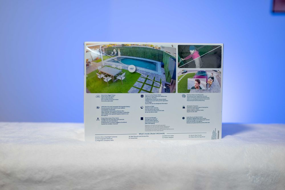 Kit 4 camere supraveghere wireless -Arlo Pro Ultra 2 (4K, SmartHub)