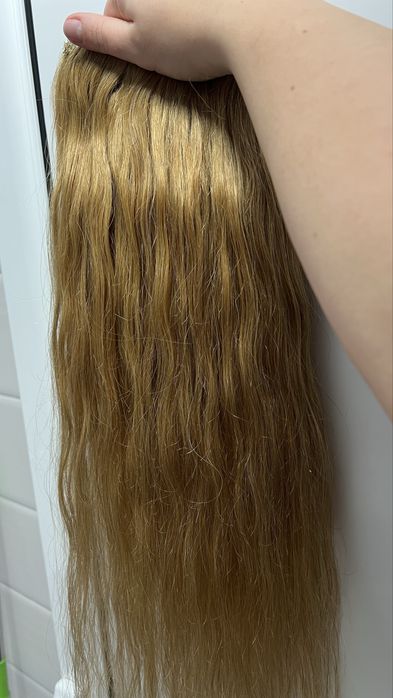 Чисто нови екстеншъни с клипси - 100% естествена славянска коса