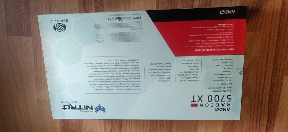 Cutie placa video amd rx 5700xt