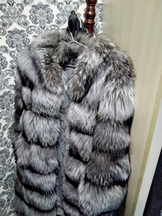 Шуба из чернобурки