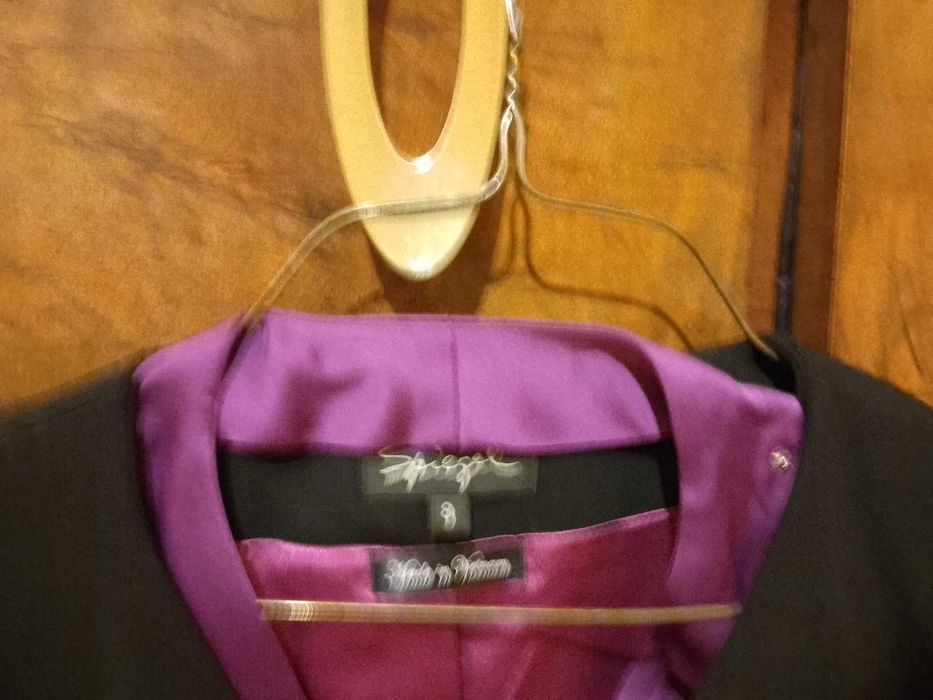 Черно сако Spiegel откачащ ревер S-m