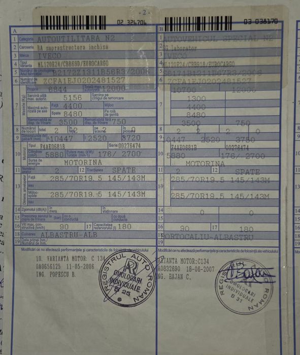 IVECO EUROCARGO  autovehicul special N2 PREȚ FIX