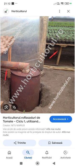 Vînd soba pentru rumeguș.