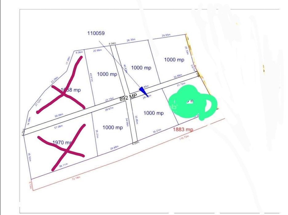 Loturi de 1000 mp de vanzare la Sura Mare