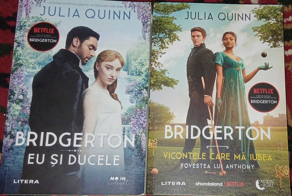 Primele 2 volume din seria Bridgerton – Julia Quinn, romane de epocă
