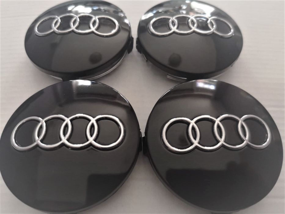 Капачки за джанти Ауди сив/черен