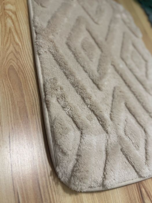 Covoraș de baie pufos, antiderapant – super absorbant, nou
