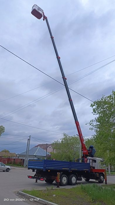 Услуги автовышки-манипулятора 20м.