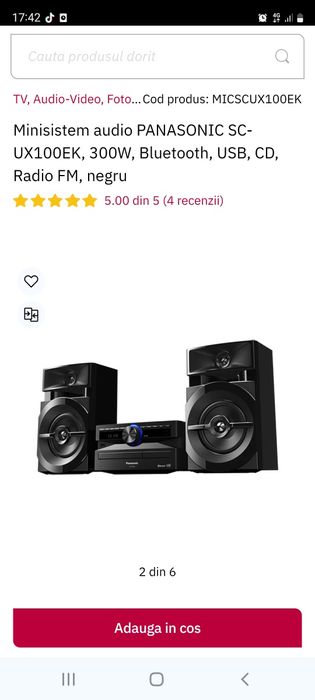 Boxe sistem Panasonic