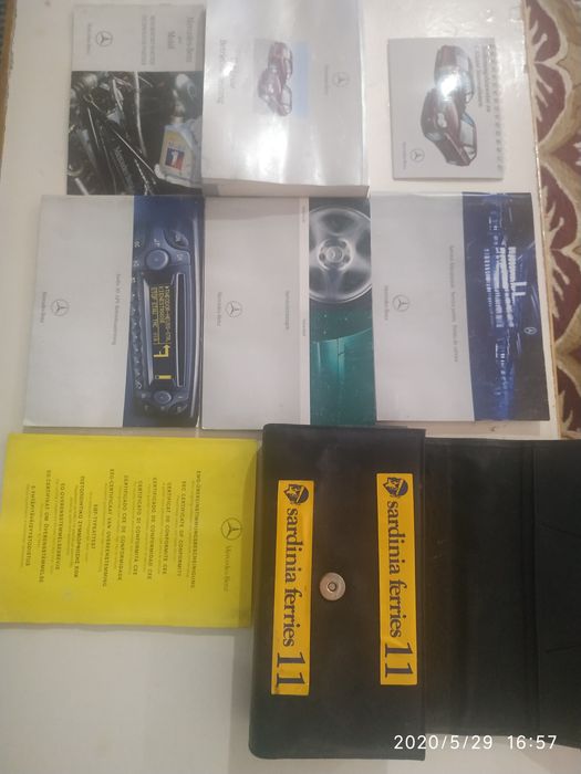 книжка по эксплуатация Mercedes
