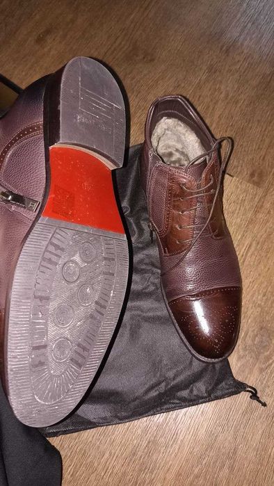 ботинки мужские кожаные