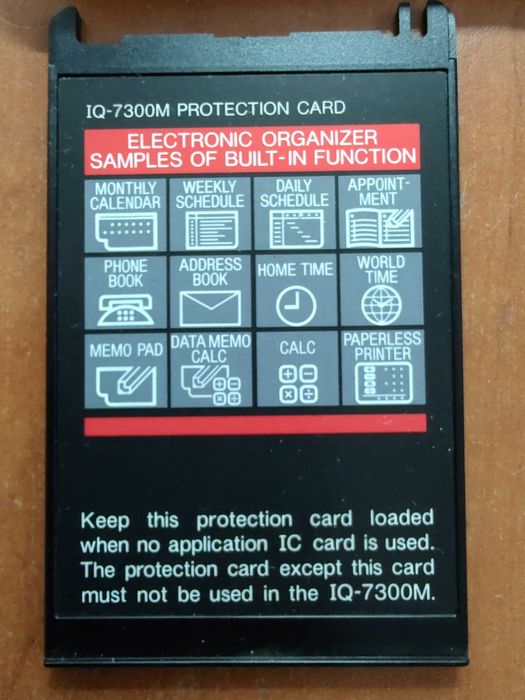 Agenda electronica Organizator electronic Sharp IQ-7300M 64KB