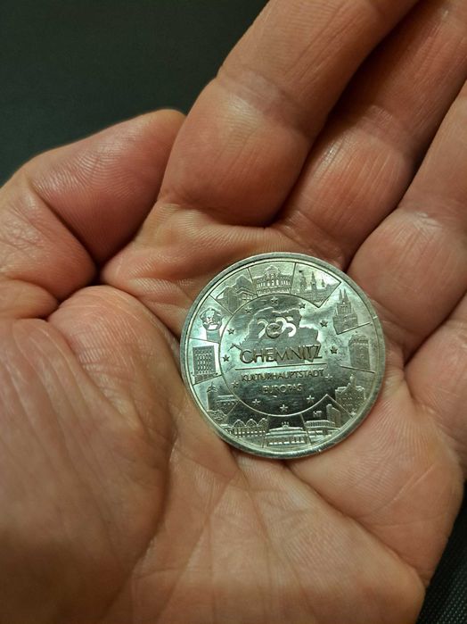 Moneda argint 20 euro 2025 Chemnitz