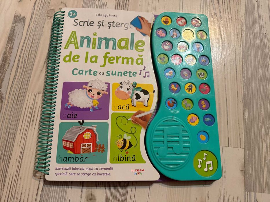 Carte cu sunete 'bebe invata' - Animale de la ferma
