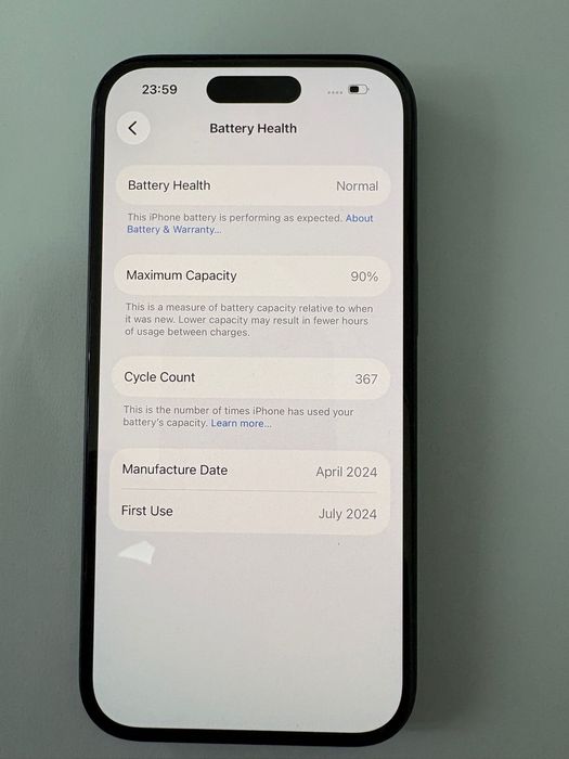 iPhone 15, 128GB, 5G, Black
