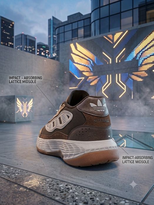 adidas Niteball коричневый