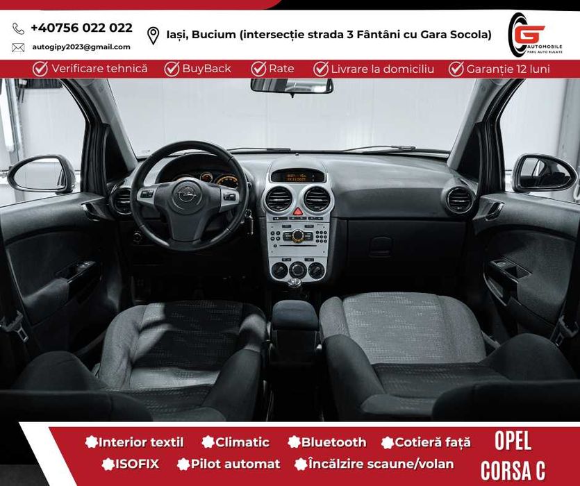 OPEL CORSA C Fab2012 Diesel 13 AC Senzori Scaune + Volan Încălzite E5