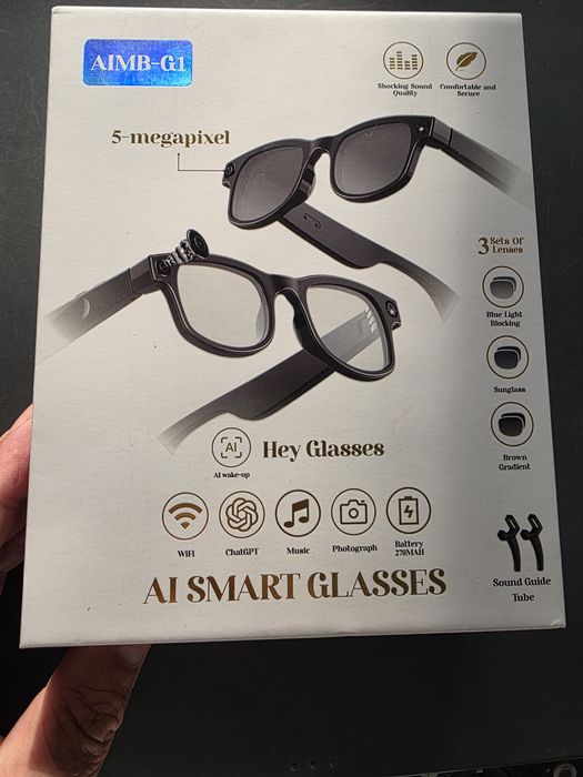 Очки Al Smart Glasses lux с камерой