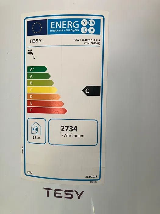 Boiler electric TESY BiLight GCVSL 1004420 B11 TSR 100l  2000W